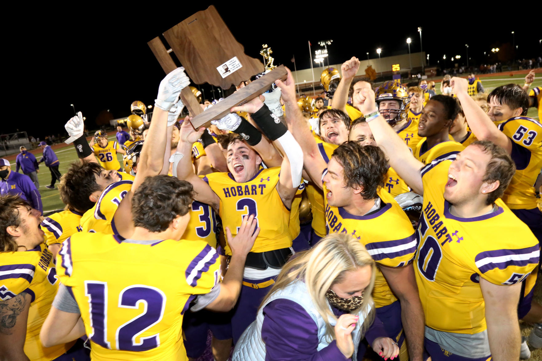 Hobart/Lowell, football sectional championship